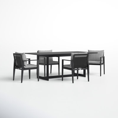 Trosclair 79" Patio Dining Set