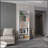 White 5-Shelf Bookcase With Spacious Shelves For Modern Home Storage And Display, Durable And Stylish.