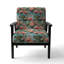 Chaise d'appoint rembourrée Flamingo Botanical Bliss