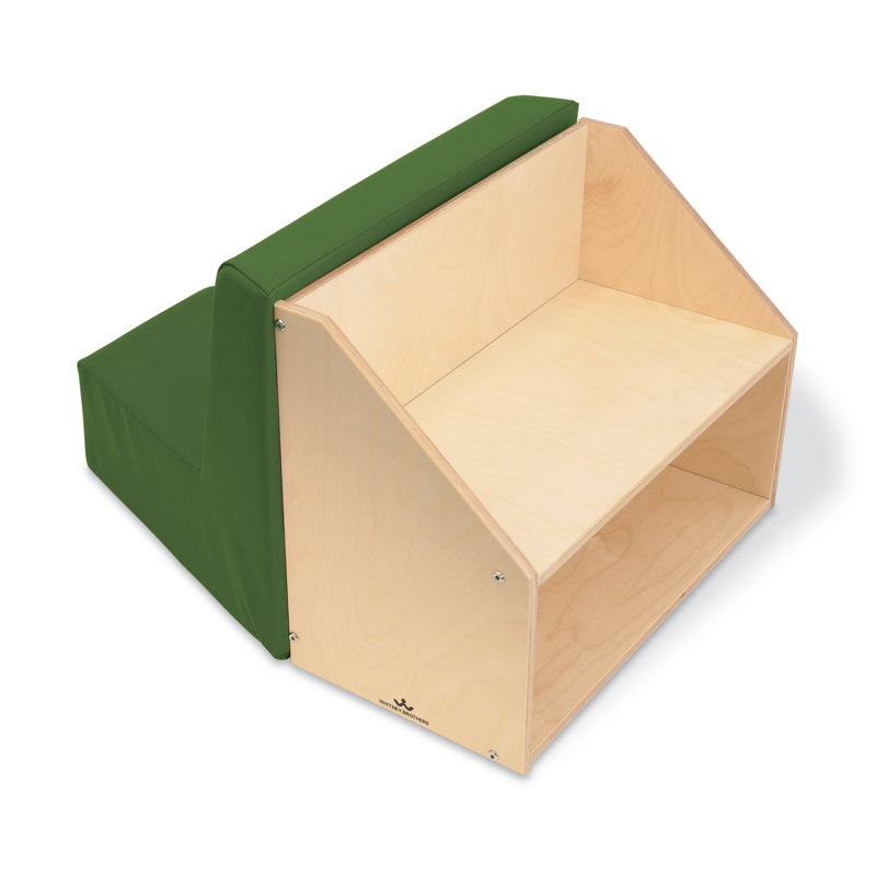 Kids 6.5'' Unfinished Wood Novelty and Ottoman