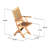 Westminster Teak Barbuda Chair and Ottoman Set