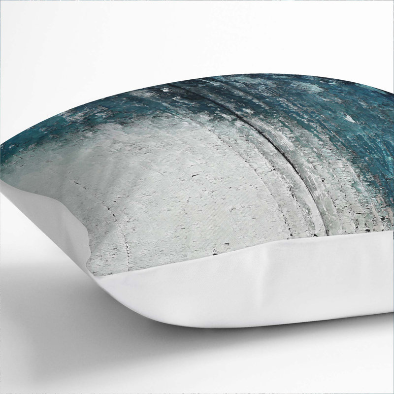 Square Throw Cushion, 40cm H x 40cm W x 15cm D, White