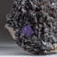Purple Fluorite Crystals on Sphalerite from Elmwood Mine, Carthage, Smith County, Tennessee