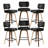 Swivel Upholstered Bar Height Stool-2023772031-2023772019