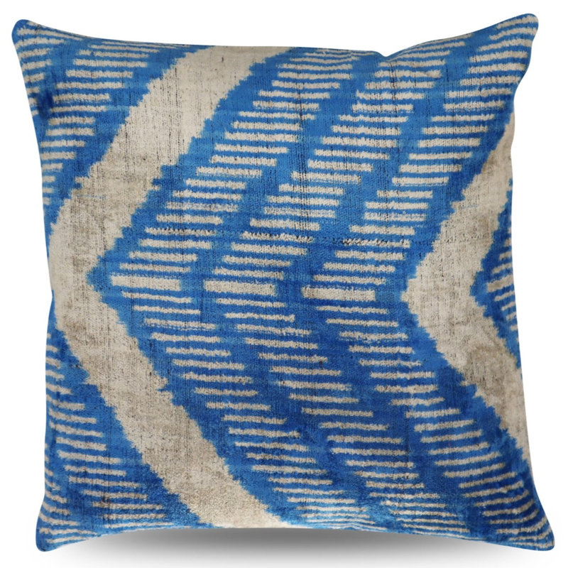 Coussin décoratif géométrique, 16 po x 16 po, Carré