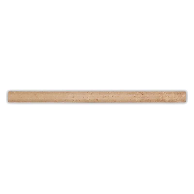 Moulure en travertin Noce Honed Bullnose