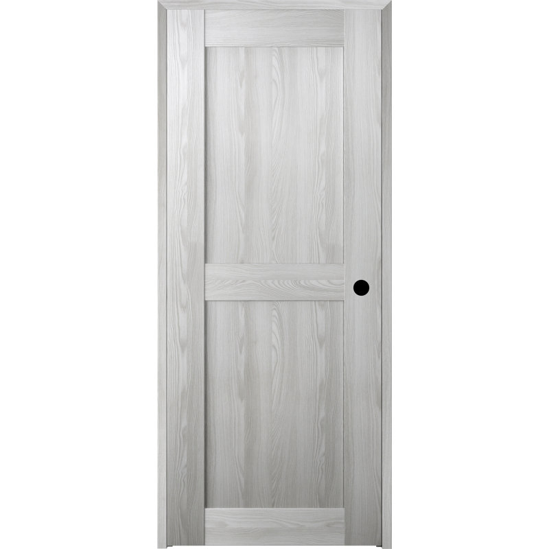 Porte standard lambrissée Avon, Chêne, Gauche, 18 po x 80 po