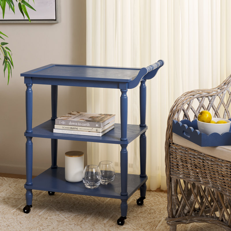 Haven 3 Tier Dining Cart, Blue