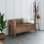 Banc de rangement contemporain en bois massif l 48 po Adams avec couvercle relevable et rangement spacieux
