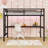 Metal Loft Bed With LED Lighted-686565620