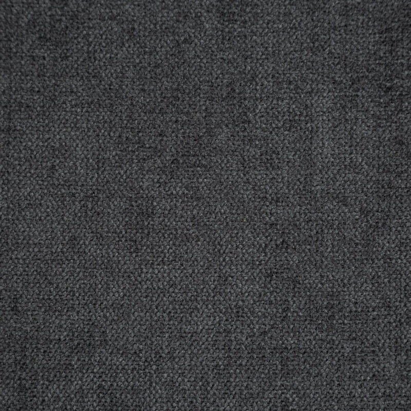 Amaya Semi Sheer Curtain Single Panel, Dark grey
