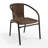Justin Rattan Indoor-Outdoor Restaurant Stack Chair-268725384