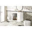Ensemble de meuble-lavabo mural 24 po pour petit espace, armoire de salle de bain avec lavabo en céramique, 2 tiroirs et 1 porte à fermeture en douceur-126278467