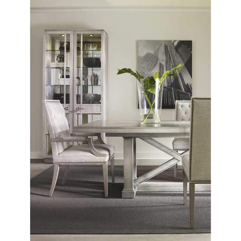 Hanover Button-Back Arm Chair, Hampton, Polyester Bennett Carolina