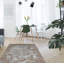 Tapis gris noué à la main Solemi