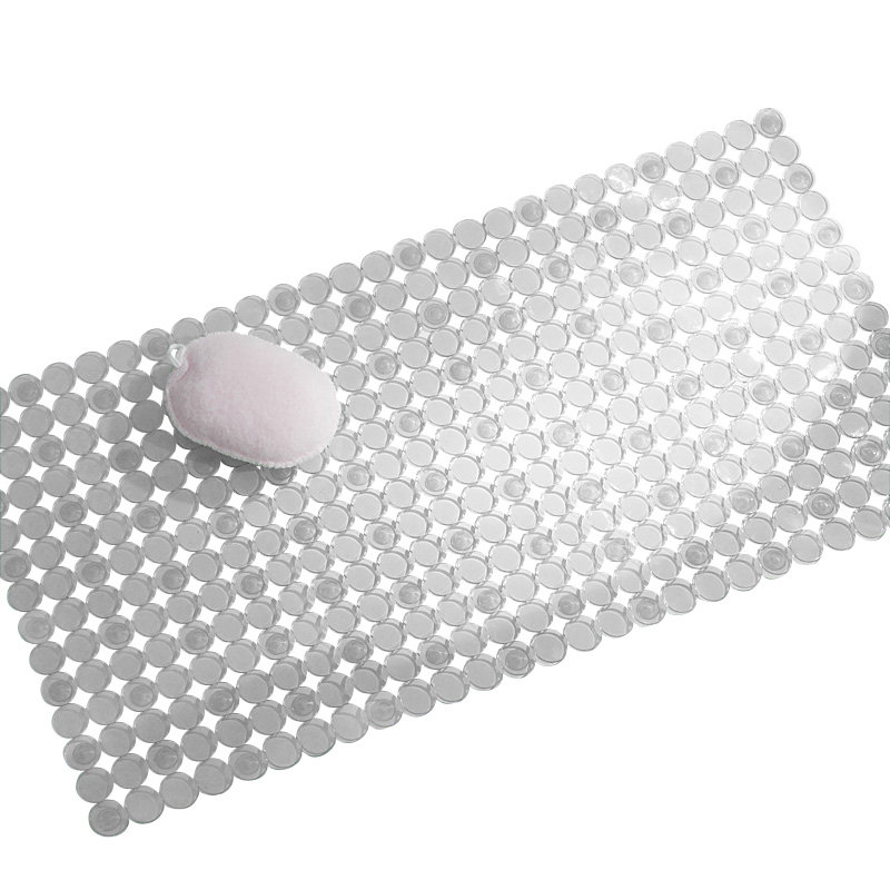 Jibberding Plastic / Acrylic Non-Slip Bath Rug, Clear