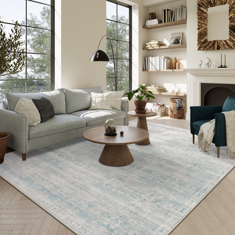 Tapis tribal New French, Rectangulaire 8 pi x 10 pi