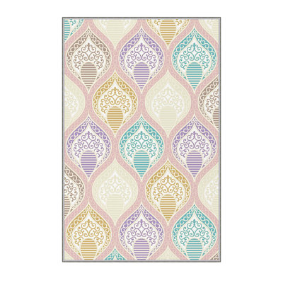 Premium 3D Digital Printed Carpet, 4.0 x 5.9 ft, 100% Polyester, Pile Height: 0.3 in, 650 g/m² | Antibacterial, Non-Slip Underside | Machine Washable, Ideal for Living Room, Bedroom, and Kids' Spaces