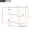Armoire à pharmacie de salle de bain murale 29 po x 28 po, tablette réglable, miroir en verre Hd, hauteur de la tablette de miroir moderne Space Saver, matériaux, économie, noir-201457212