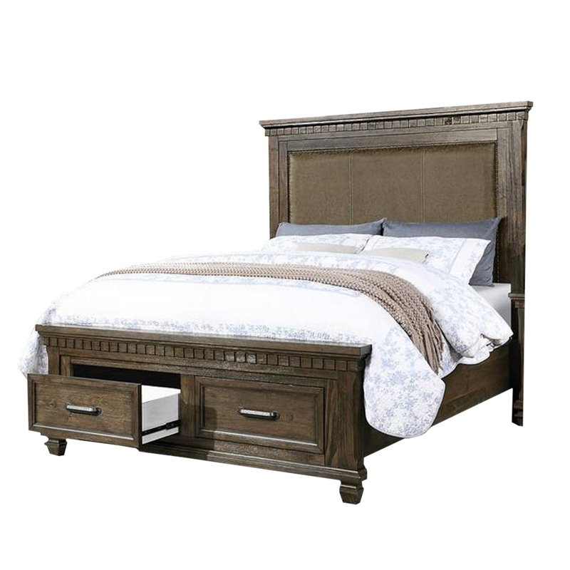Kramlich Upholstered Platform Storage Bed, Queen