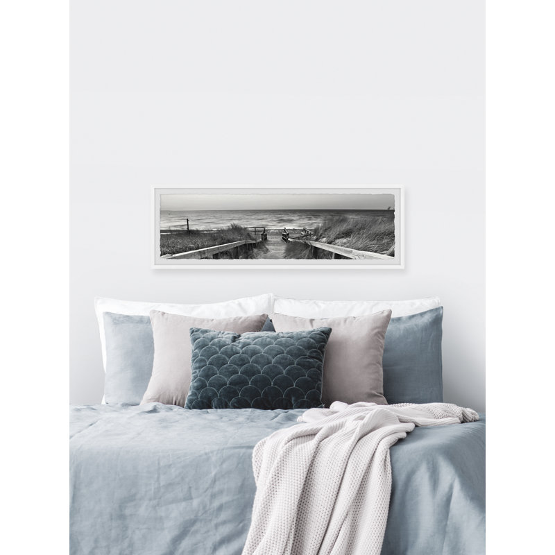 Catch A Breeze by Marmont Hill - Single Picture Frame Print, 25cm H x 76cm W x 3.81cm D