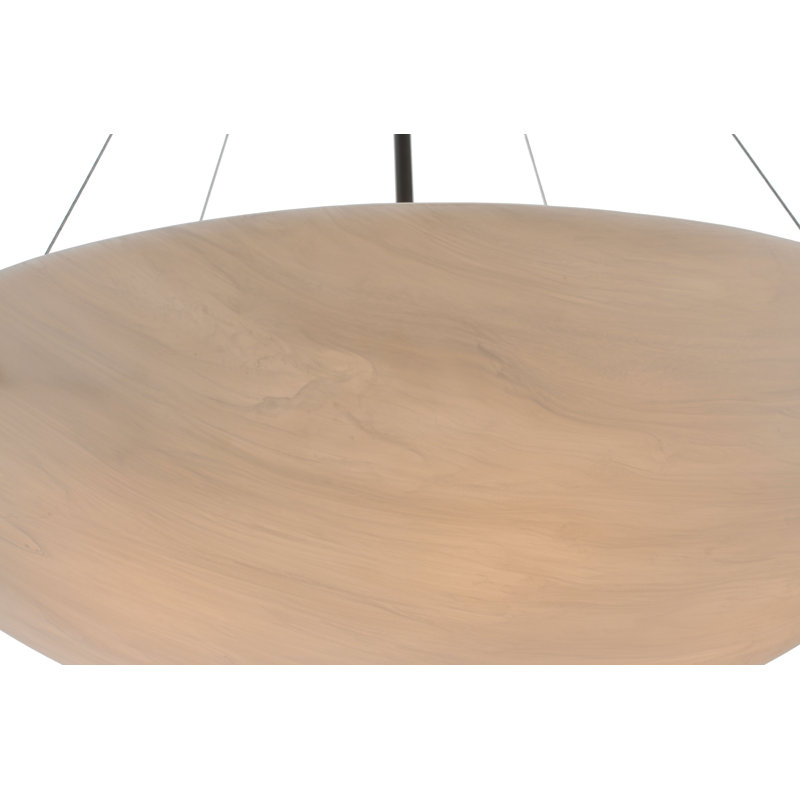 Luminaire suspendu inversé 30 po l 30 po Cypola, Bronze