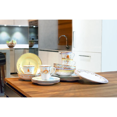 Brunelle 16 Piece Ceramic Dinnerware Set - Service for 4