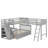 Twin Over Full L-Shaped Bunk Bed With Drawers-491754129-491754134
