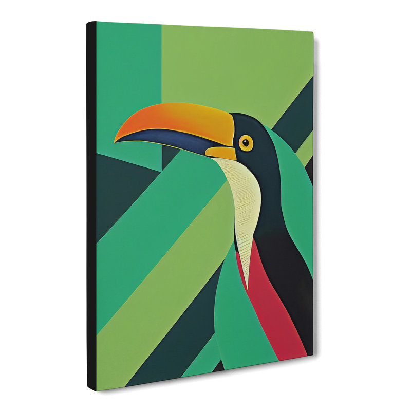 Toucan Abstract Vol.6 - Wrapped Canvas, 50cm H x 35cm W x 3cm D