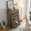 Grande commode de chambre moderne à six tiroirs-246147924