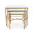 Bonnifait Antique Gold Nesting Tables