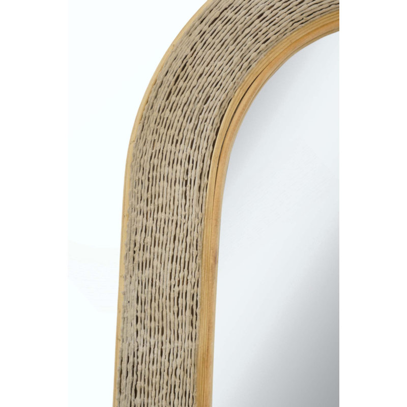 Miroir arqué tissé