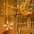 6.56' Curtain Light Led Moon Star Icicle Drops String 8 Mode USB Power for Wall Window Decoration