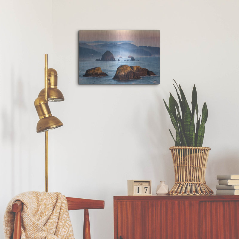 «Cannon Beach» par Brandon Wong, art mural en métal