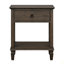 French Inspired Night Stand With Open Storage-1643234681