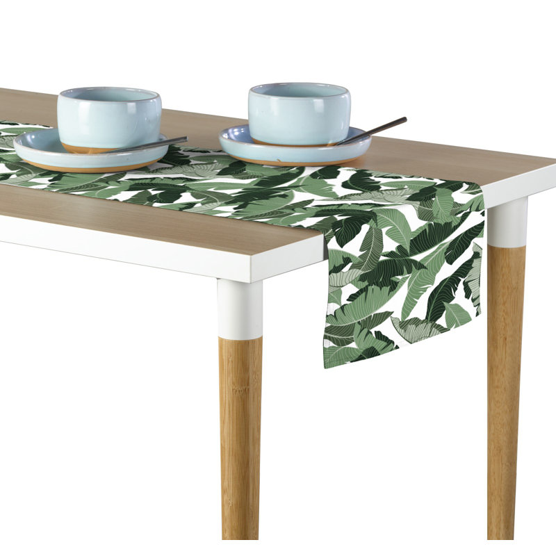 Rockridge Large Palms Milliken Signature Table Runner, 108" L x 14" W