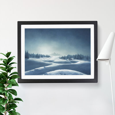 XH1022-10189X Winter Forest Landscape Vol.5 - Single Picture Frame Print