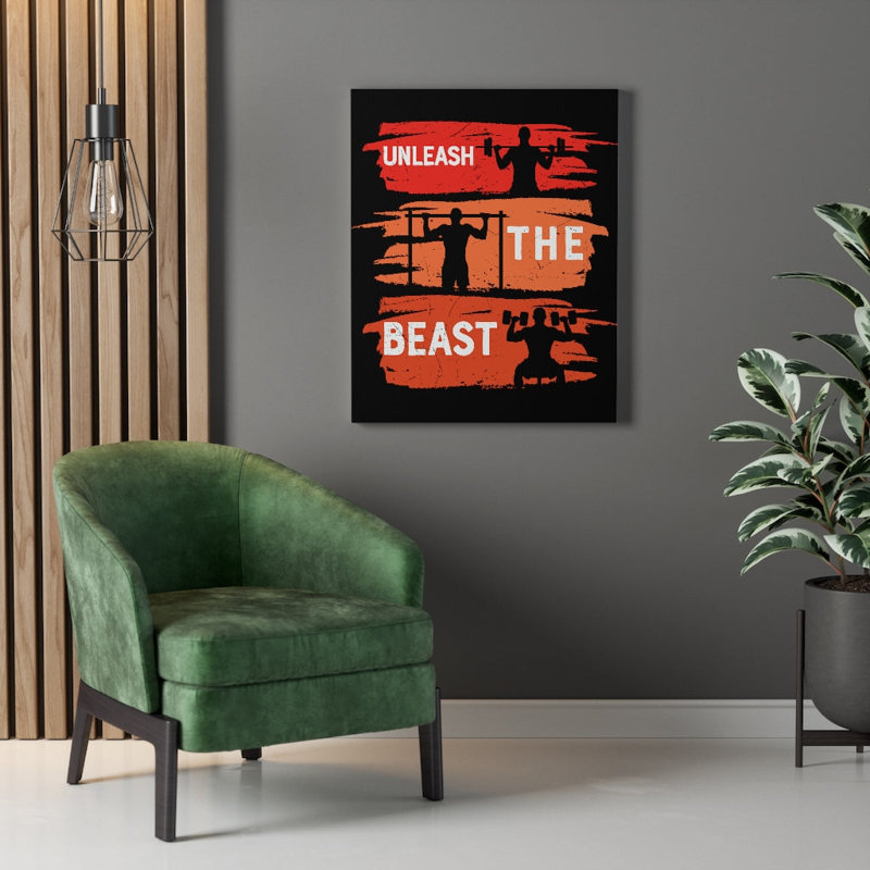 Unleash The Beast - Wrapped Canvas Print