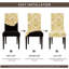 Box Cushion Dining Chair Slipcover-271530175