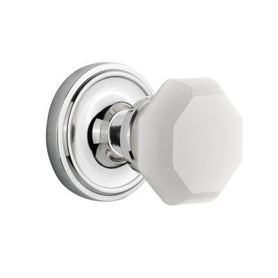 Classic Rosette with Waldorf White Milk Knob