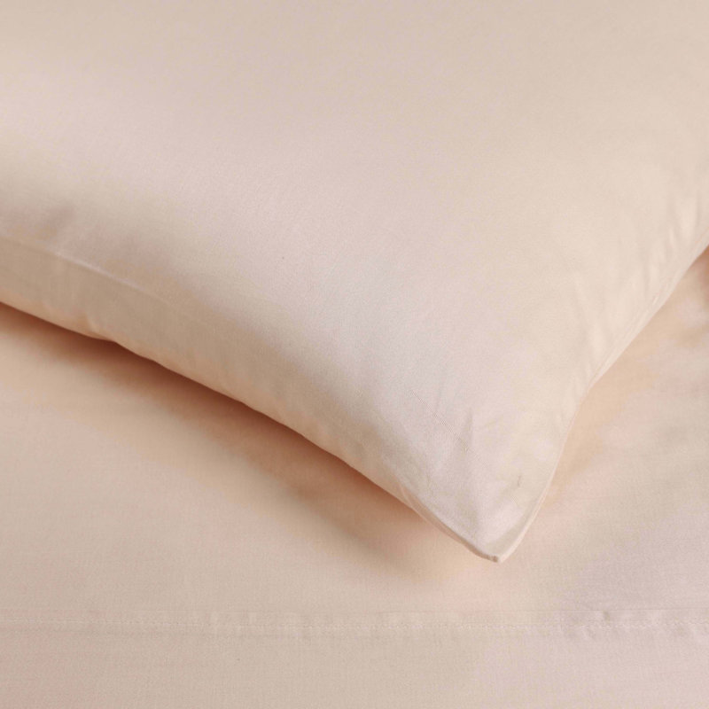 Adori Cassius Certified Egyptian Cotton 400 Thread Count Solid Luxury Pillowcase Set, King, Pink
