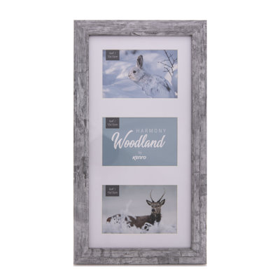 Harmony Grey Picture Frame with Mat