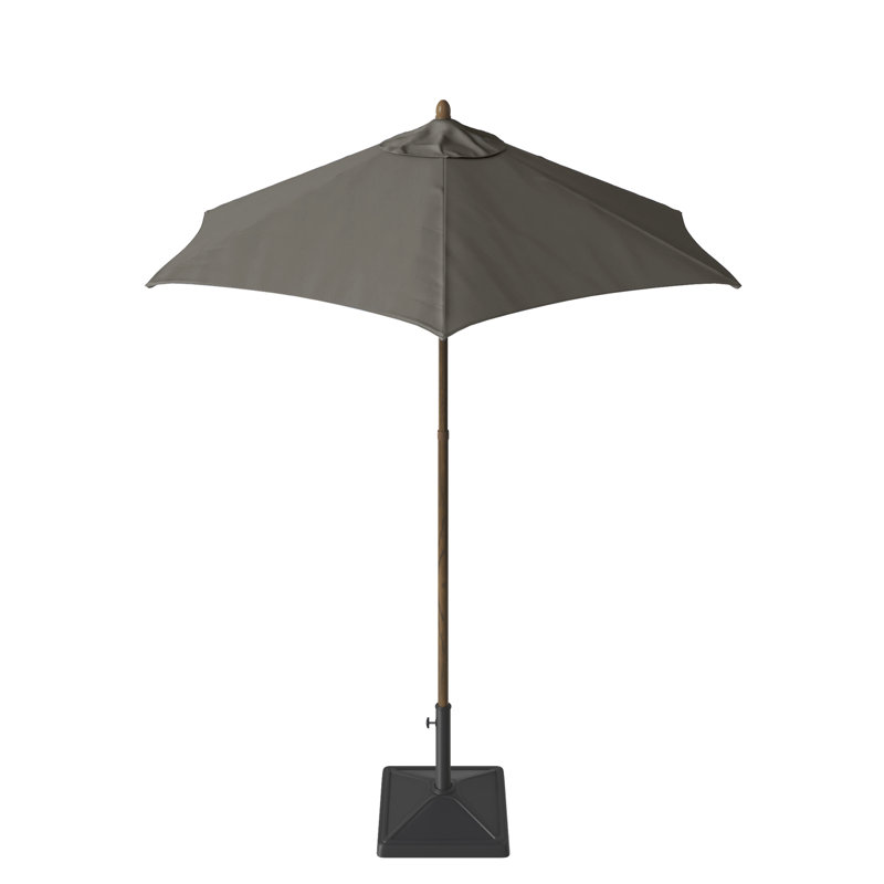 Parasol de marché Henry Street, Polyester taupe