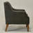 30.5'' W Top-grain Genuine Leather Upholstered Armchair-1765020398