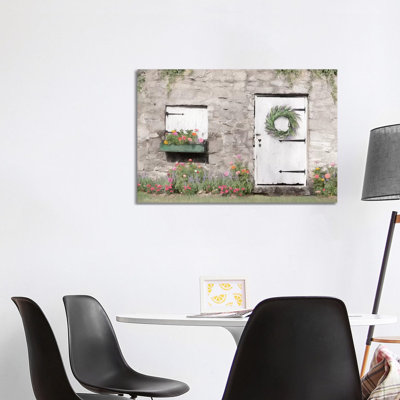 Old Stone Cottage 1 Piece Wrapped Canvas Wall Art