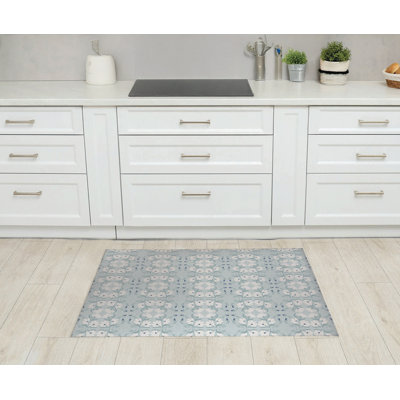 Groovy Flowers Kitchen Mat