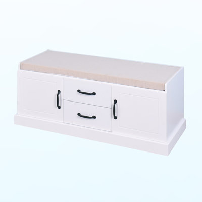 Banc de rangement avec tiroir