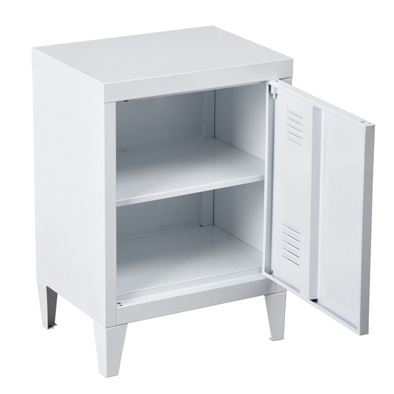 Armoire de rangement à 2 tablettes