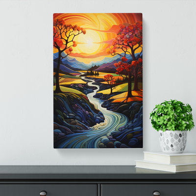 Landscape Modern - Wrapped Canvas