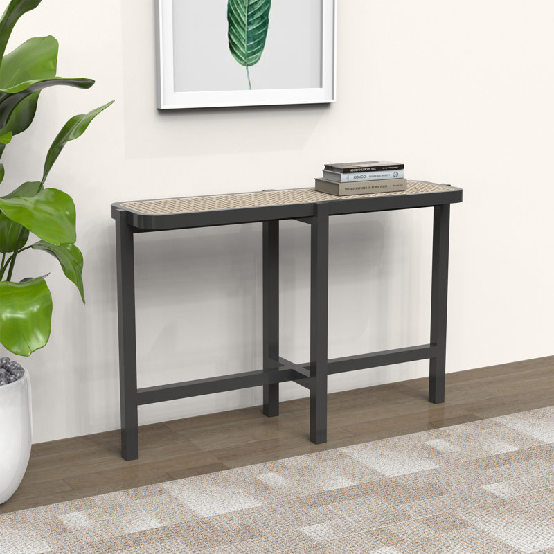 Lizton 47.25'' Console Table, Black